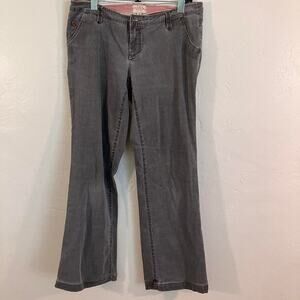 Aventura Clothing Flare Grey Denim Jeans (missing buttons) Women's‎ 10